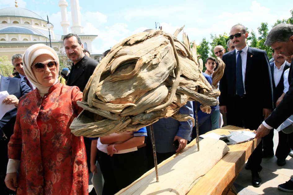 Emine Erdoğan, Sıfır Atık Projesi kapsamında “Atıktan Sanata” sergisinin açılışını yaptı - Sıfır Atık